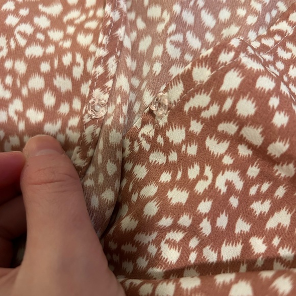 Light pink leopard Maxi dress - Picture 6 of 6